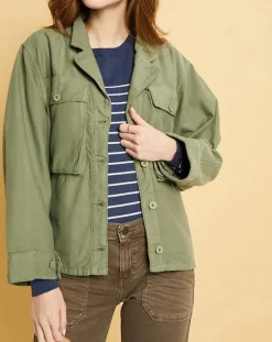 Veste Gabardine Ashley kaki clair