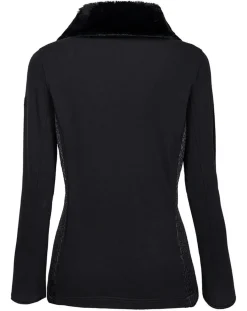 Veste Manon D fausse fourrure noire