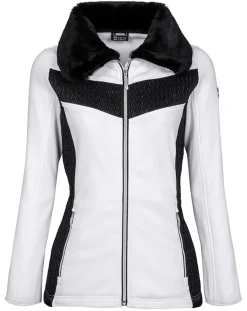 Veste Manon D fausse fourrure blanche
