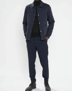 Veste matelassée bleu marine