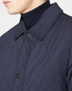 Veste matelassée bleu marine