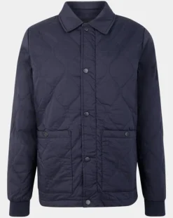 Veste matelassée bleu marine