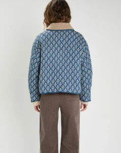 Veste matelassée Jennfier bleue