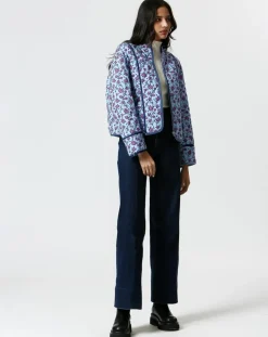 Veste matelassée Marina bleue