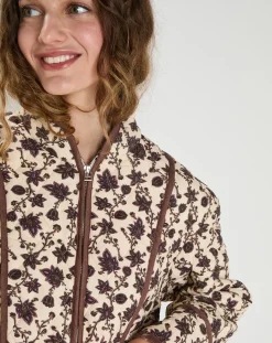 Veste matelassée Marina crème