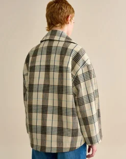 Veste oversize en Laine mélangée Voltaire beige/marron