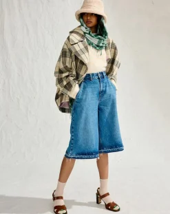 Veste oversize en Laine mélangée Voltaire beige/marron