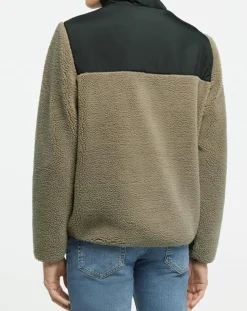 Veste Polaire 1/2 Zip beige