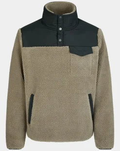 Veste Polaire 1/2 Zip beige