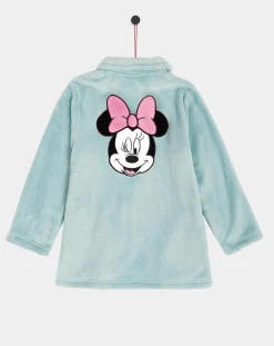 Veste polaire All Over Minnie turquoise