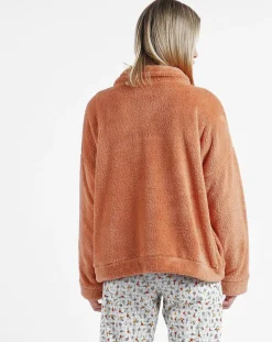 Veste polaire orange