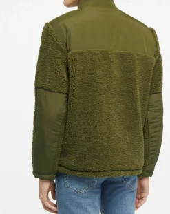 Veste Polaire zippée kaki