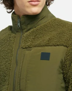 Veste Polaire zippée kaki