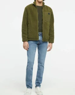 Veste Polaire zippée kaki