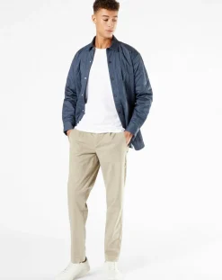 Veste Quilted Overshirt gris foncé