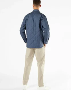 Veste Quilted Overshirt gris foncé