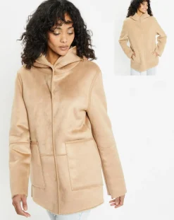 Veste réversible en Fausse Fourrure 358 Mont light camel