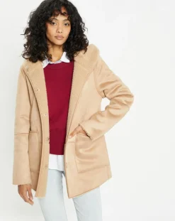 Veste réversible en Fausse Fourrure 358 Mont light camel