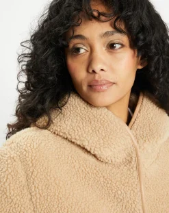 Veste réversible en Fausse Fourrure 358 Mont light camel