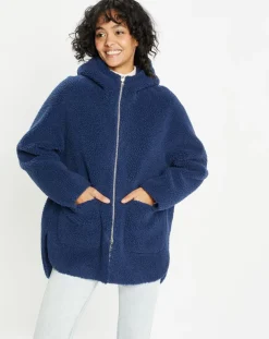 Veste réversible en Fausse Fourrure 315 Mont indigo