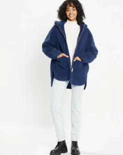 Veste réversible en Fausse Fourrure 315 Mont indigo