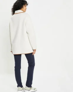 Veste réversible en Fausse Fourrure 309 Mont cannela white