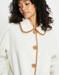 Veste réversible en Fausse Fourrure 309 Mont cannela white