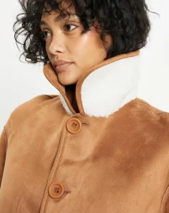 Veste réversible en Fausse Fourrure 309 Mont cannela white