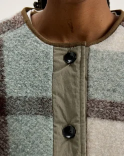 Veste réversible en Laine mélangée Hari rose/vert