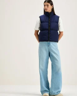 Veste réversible fourrée Hansel naval