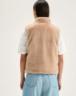 Veste réversible fourrée Hansel naval