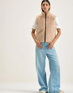 Veste réversible fourrée Hansel naval