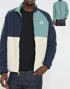 Veste Réversible Wolfe bleu/blanc