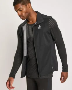 Veste sans manches de running Zeroweight Warm noire