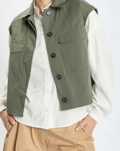 Veste sans manches Mini Explore kaki