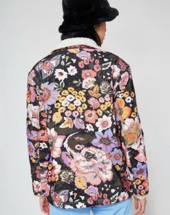 Veste Sherpa Carnaby noir/multicolore