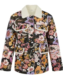 Veste Sherpa Carnaby noir/multicolore