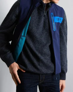 Veste Soft HKT Sport Performance bleu marine