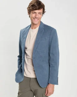 Veste Tencel Destruct bleue