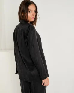 Veste toucher doux Emma noire