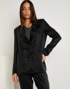 Veste toucher doux Emma noire