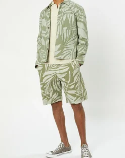 Veste Trucker Coton Bio kaki clair