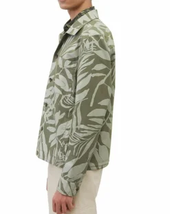 Veste Trucker Coton Bio kaki clair