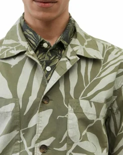 Veste Trucker Coton Bio kaki clair