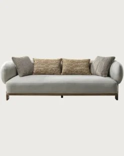 Vigo - Canapé en tissu et bois massif